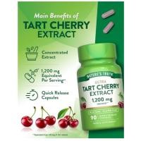 ราคา Natures Truth เชอรี่สกัด สารต้านอนุมูลอิสระสูง Tart Cherry Extract Capsules 1200 mg 90 แคปซูล (24472268975)