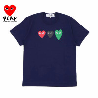 ราคา CDG Play เสื้อยืดผู้หญิง COMME Des Garcons เสื้อยืดผู้ชายหัวใจสีแดงและลายพรางสีหัวใจลายพิมพ์หัวใจผ้าฝ้ายแขนแขนสั้นคอกลมโลโก้ปักเสื้อแบบหลวมสำหรับทั้งหญิงและชายเดียวกัน (24659231595)
