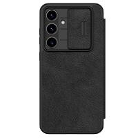 ราคา Nillkin เคส เคสโทรศัพท์ Samsung Galaxy S24 FE Case Qin Pro Quality Leather Flip Cover with Slide Camera Lens Protection samsungs24fe casing (23060210500)