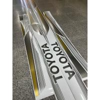 ราคา สติ๊กเกอร์ลายข้างรถรถตู้ TOYOTA HIACE ปี2001 1ชุดมี 2 ข้างซ้าย ขวา สีเทา แดง sticker ติดรถ แต่งรถ โตโยต้า hiace ปี 2001 (18703625165)