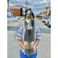 ราคา พระปางอุ้มบาตร สูง23นิ้ว พระประจำวันเกิด สีทองโบราณ (20148382678)