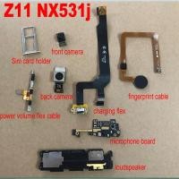ราคา Original ด้านหน้าหรือด้านหลัง Big Back โมดูลกล้องด้วย Flex Cable สำหรับ ZTE Nubia Z11 NX531j NX531 Usb Charging Board ลายนิ้วมือ (22693783562)