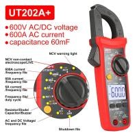 ราคา UNI T UT202 UT203 UT202A มัลติมิเตอร์ดิจิตอล Clamp และ DC ตัวต้านทานความต้านทานความต้านทาน (24393175921)