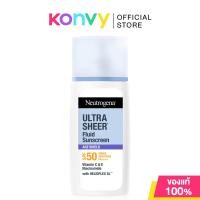 ราคา Neutrogena Ultra Sheer Fluid Facial Sunscreen นูโทรจีนา ครีมกันแดดเนื้อฟลูอิด 40ml Age Shield UVA UVB (24709198317)