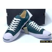 ราคา Converse jack percell รองเท้าผ้าใบผูกเชือกพร้อมกล่อง (14554442596)