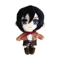 ราคา Anime Attack on Titan Plush Toys Doll Kawaii Levi Eren Mikasa Cute Kawaii Collection Green Stuffed Doll Birthday Gifts For Kids (23966574838)