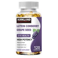 ราคา KIRKLAND Lutein Bilberry Capsules ลูทีนบิลเบอร์รี่ ด้วยเมล็ดองุ่น ดูแลสุขภาพดวงตาและดูแลสายตา 120pcs (24176271196)
