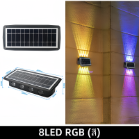 ราคา Outdoor LED Solar Wall Light Outdoor Decoration Garden Courtyard Landscape Villa Household Wall Light Waterproof Up and Down Light Outdoor Decoration Wall Light Solar จัดส่งจากกรุงเทพฯ (21954729895)