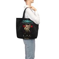 ราคา Liverpool กระเป๋าผ้าใบลายพิมพ์แฟชั่นผู้หญิงกระเป๋านักช้อปลำลองถุงซิปสำหรับสะพายไหล่สำหรับผู้หญิง (20292762148)