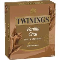 ราคา ชา ทไวนิงส์ ไช วานิลลา แพ็ค 80 ถุง ชาถุงเปลือย ไม่มีซองบรรจุแยก Twinings Chai Vanilla Tea Bags 80 Pack NOT Individually wrapped (21018879754)