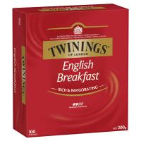ราคา ทไวนิงส์ ชาอิงลิช เบรกฟาสต์ 100 ถุง ชาถุงเปลือย ไม่มีซองบรรจุแยก Twinings English Breakfast Tea Bags 100 Pack NOT Individually wrapped (23144058359)