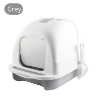 ราคา Cat Little Box ห้องน้ำแมวทรงโดม ห้องน้ำแมว กระบะทรายแมว รุ่น ฝาเปิดเต็มใบ P087 (7998058465)