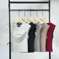 ราคา Atipashop CAP DOT TOP เสื้อยืด แขนกุด คอเหลี่ยม ลายจุด ทรงสวย (24668923167)