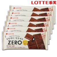 ราคา ช็อคโกแลตแท่ง Lotte ZERO 50 กรัม 4 แผ่น อุปกรณ์ทำขนมหวาน ของขวัญสุดสร้างสรรค์ ขนมหวานที่ไม่ได้จากโกโก้แท้ 200 กรัม (24919321714)