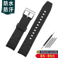 ราคา สายนาฬิกาข้อมือยางซิลิโคนปลายโค้ง22มม สำหรับ Edifice Casio EFR 516 EFR 303L EFR 303 304 EFR 516PB สร้อยข้อมือกีฬาสายนาฬิกา (23235133803)