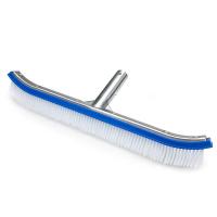 ราคา แปรงทำความสะอาดสระว่ายน้ำ Jasta แปรงขัดสระน้ำ อลูมิเนียม 18นิ้ว stainless steel Pool brush for cleaning swimming pool tiles แปรงสระว่ายน้ำด้าม สแตนเลส 3 6 M (24698887399)