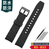 ราคา สายนาฬิกาข้อมือยางซิลิโคนปลายโค้ง22มม สำหรับ Edifice Casio EFR 516 EFR 303L EFR 303 304 EFR 516PB สร้อยข้อมือกีฬาสายนาฬิกา (23235133802)