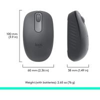 ราคา Logitech M196 Bluetooth Wireless Mouse Compact and Portable Mouse for Laptops Tablets compatible with PC and Mac (22941267147)