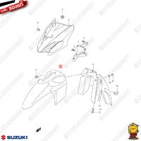 ราคา ชุดสี FRAME แท้ Suzuki New Smash 110 2011 สีดำ ดิสก์เบรคหน้า (23258717494)