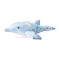 ราคา INTEX ห่วงยางปลาโลมาเป่าลม แพยางเป่าลมรูปปลาโลมา Stingray Ride On สีฟ้า ลิขสิทธิ์แท้ (23144669114)