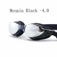 ราคา Myopia Swimming Goggles 1 5 6 0 Waterproof Anti Fog arena Prescription Swim eyewear water Silicone Pool Glasses Men Women Goggles (19759220376)