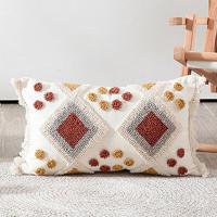 ราคา สไตล์ใหม่โซฟาเตียงผ้าห่มหมอนอิง Bohemian 30x50 ซม 45x45 ซม อินเดียพู่หมอนอิงปกหมอนนุ่มสไตล์ตกแต่งบ้าน (17603485455)