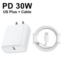 ราคา Apple Original 30W USB C Power Adapter Fast Charger For Apple iPhone 14 15 16 Pro Max 13 12 11 Plus Lightning Charging Cable (24577029978)