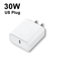 ราคา Apple Original 30W USB C Power Adapter Fast Charger For Apple iPhone 14 15 16 Pro Max 13 12 11 Plus Lightning Charging Cable (24577029980)