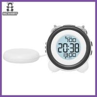 ราคา NCVHRT นาฬิกาปลุกสั่นสะเทือนเสียงดังมากพร้อมเครื่องสั่นนาฬิกาปลุกคู่อเนกประสงค์สำหรับผู้นอนหนักคนหูหนวกได้ยินเสียงเตือน (24455417189)