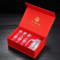 ราคา Moutai wine glass Maotai wine set white wine glass spirits glass crystal glass wine jug 10ML small wine glass seven piece set cup (17451688772)