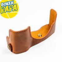 ราคา เคสหนัง Olympus EPL8 EPL7 สามารถเปิดช่องแบตได้ เคส หนัง Leather Case Half Case เคส กล้อง โอลิมปัส E PL8 E PL7 Camera Case EPL 7 EPL 8 (15937404527)