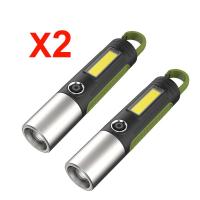 ราคา Jerry jk ไฟฉาย LED ชาร์จ USB ขนาดเล็กชาร์ตไฟได้ไฟฉาย LED COB XPE ไฟฉายไฟฉายเอบีเอสโฟกัสแบบพกพาตะเกียงตั้งแคมป์ซูมได้พร้อมคลิปหนีบปากกา (24480000243)