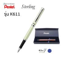 ราคา ปากกาเจล Pentel Energel Sterling รุ่น K600 K611 ขนาดหัว 0 7 MM หมึกน้ำเงิน เปลี่ยนไส้ได้ (17461379256)