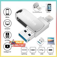 ราคา flashdrive แฟลชไดรฟ์ Usb 1TB 2TB 3 in 1 Otg Pendrive สําหรับ iPhone อุปกรณ์จัดเก็บข้อมูลภายนอก flashdisk (24802392231)