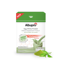 ราคา ALBUPRO Egg White Protein อัลบูโปร โปรตีนจากไข่ขาว แบบผงชงดื่ม ผลิตภัณฑ์เสริมอาหาร มีหลายกลิ่นให้เลือกซื้อ 1กล่อง 12ซอง (22927644763)