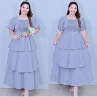 ราคา ส่งฟรี ด235 ด236 แม็กซี่เดรส ชุดเดรส เดรสสาวอวบ ชุดคนอ้วน ชุดสาวอวบ ขนมชั้นลายสก็อต สาวอวบ พลัสไซส์ เดรส ชุดเดรสสาวอวบ เดรสคนอ้วน เดรสไซส์ใหญ่ (24528451069)