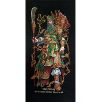 ราคา ผ้่าพิมพ์เทพเจ้ากวนอู ของมงคล เสริมอำนาจ เสริมบารมี ขนาดผ้า 18x35นิ้ว (15282808244)