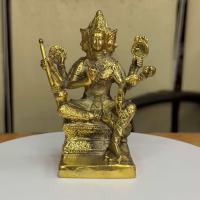 ราคา พระพรหม 4หน้า เนื้อทองเหลือง ขนาด3นิ้ว สูง11ซม (22864460780)