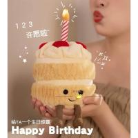 ราคา ตุ๊กตาเค้ก วันเกิด HAPPY BIRTHDAY CAKE ตุ๊กตาเค้กวันเกิดจำลอง ของขวัญวันเกิด Sanrioเค้กวันเกิดมีไฟ LED มีเสียงเพลง ตุ๊กตา แหวน ปาร์ตี้ ไว้เซอร์ไพรส์วันเกิด (24764916536)