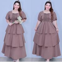 ราคา ส่งฟรี ด235 ด236 แม็กซี่เดรส ชุดเดรส เดรสสาวอวบ ชุดคนอ้วน ชุดสาวอวบ ขนมชั้นลายสก็อต สาวอวบ พลัสไซส์ เดรส ชุดเดรสสาวอวบ เดรสคนอ้วน เดรสไซส์ใหญ่ (24528451071)