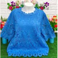 ราคา เสื้อลูกไม้อก48 52นิ้วใส่ได้งานฟรีไชส์มีชับในตัวค่ะ (24395780109)