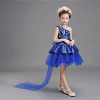 ราคา ชุดราตรีเด็ก พร้อมส่งในไทย เดรสเจ้าหญิง กระโปรงฟู ชุดดรัมเมเยอร์ สีน้ำเงิน ชุดเต้นวันเด็ก กิจกรรมการแสดง ชุดรำเด็กเล็ก เด็กโต สวยมากะ (21087717200)
