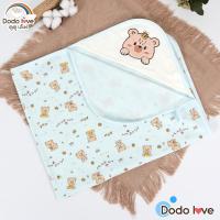 ราคา DODOLOVE ผ้าห่อตัวเด็กอ่อน ผ้าห่มเด็ก ผ้าห่อตัว ผ้าอ้อมเด็ก ขนาด 30x36 นิ้ว ผ้าคอตตอน (24491884198)