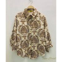 ราคา VA079 TARA Shirt เสื้อเชิ้ต ไหล่สโลป แขน 5 ส่วน เนื้อผ้าฝ้าย พิมพ์ลายDR ผ้าดี ผ้าไม่ต้องรีด ใส่สบาย ไม่ร้อน (23277979589)