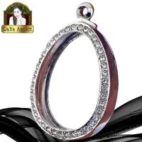 ราคา กรอบพระงานชุบทองขาว ข้างเงา ทรงปิดตา ขนาดจอ 2 6 x 3 5 cm รหัส 02635 (24556623276)