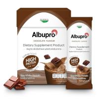 ราคา ALBUPRO Egg White Protein อัลบูโปร โปรตีนจากไข่ขาว แบบผงชงดื่ม ผลิตภัณฑ์เสริมอาหาร มีหลายกลิ่นให้เลือกซื้อ 1กล่อง 12ซอง (22927644766)