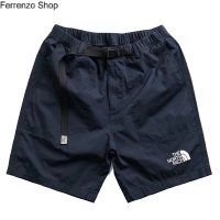 ราคา LIFerrenzo Shop North Face Overalls กางเกงขาสั้นผู้ชายฤดูร้อนแบรนด์กระเป๋าใหญ่หลวมกางเกงลำลองแนวโน้มตรงกางเกงห้าจุด Trend (21678673529)