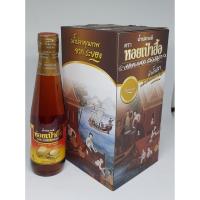 ราคา น้ำปลาแท้ ตราหอยเป๋าฮื้อ หัวน้ำปลาหมักบ่มแบบธรรมชาติ 300มล 4ขวด (2412714021)