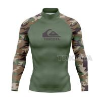 ราคา ผู้ชาย Surf เสื้อกีฬา Rash Guards ชุด Quick Dry แขนยาว Wetsuit Beach เสื้อยืด Tights Surf Guard Top เสื้อผ้าชุดว่ายน้ํา UV (23513193855)
