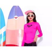 ราคา Roxy ใหม่ชุดว่ายน้ําสตรี Rash Guard แขนยาวท่องดําน้ํา T เสื้อ UV Protection ชุดว่ายน้ําสระว่ายน้ํา Beach Gym สวมใส่ (23514030190)